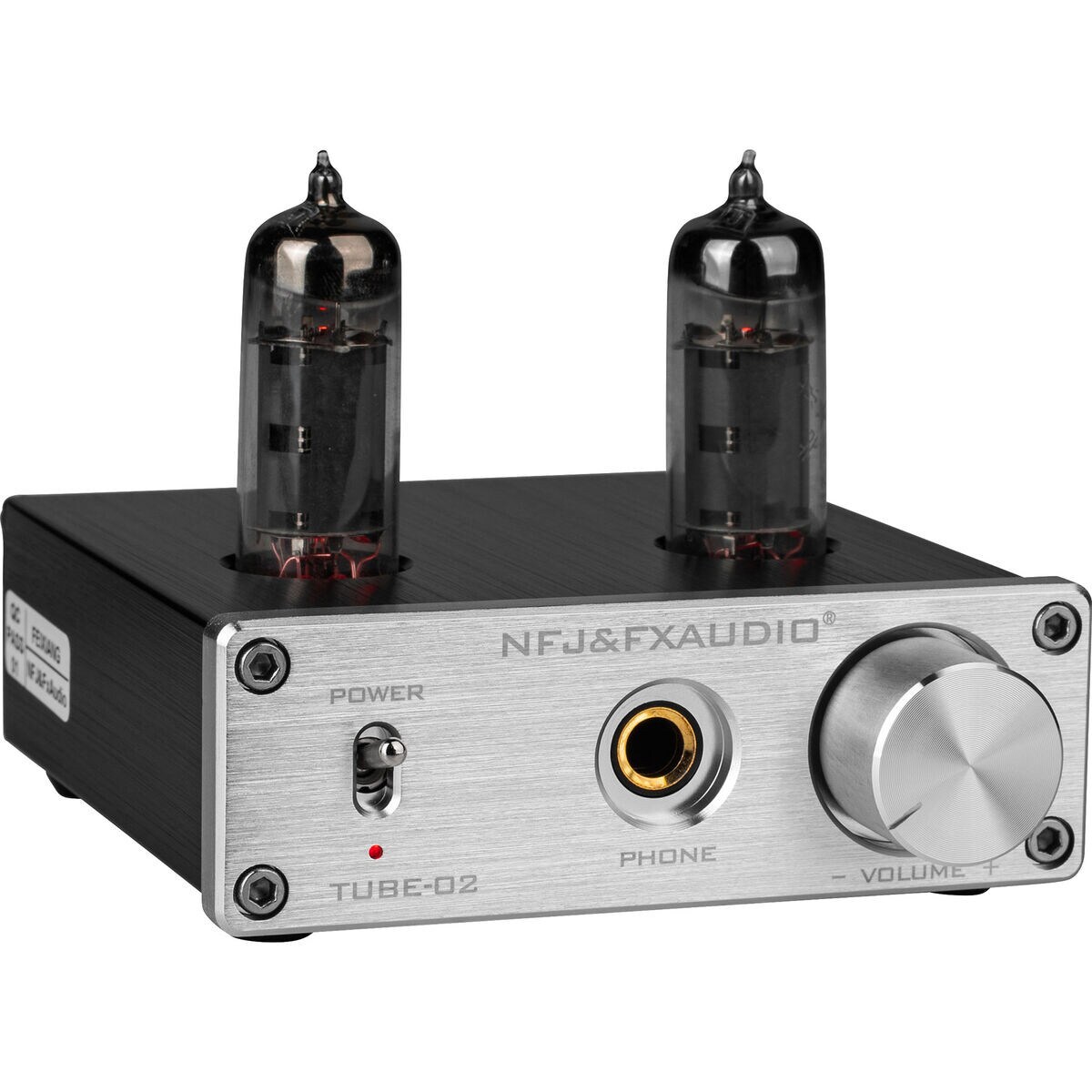 FX Audio TUBE  02 Tube  Headphone  Amplifier  Silver
